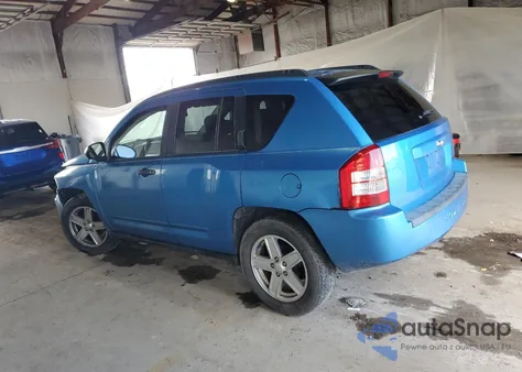2008 Jeep Compass Sport from USA, damaged, VIN 1J8FT47W08D566367